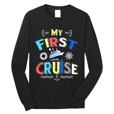 My First Cruise Men Women Rookie Travelers Long Sleeve Shirt