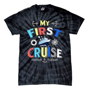 My First Cruise Men Women Rookie Travelers Tie-Dye T-Shirt