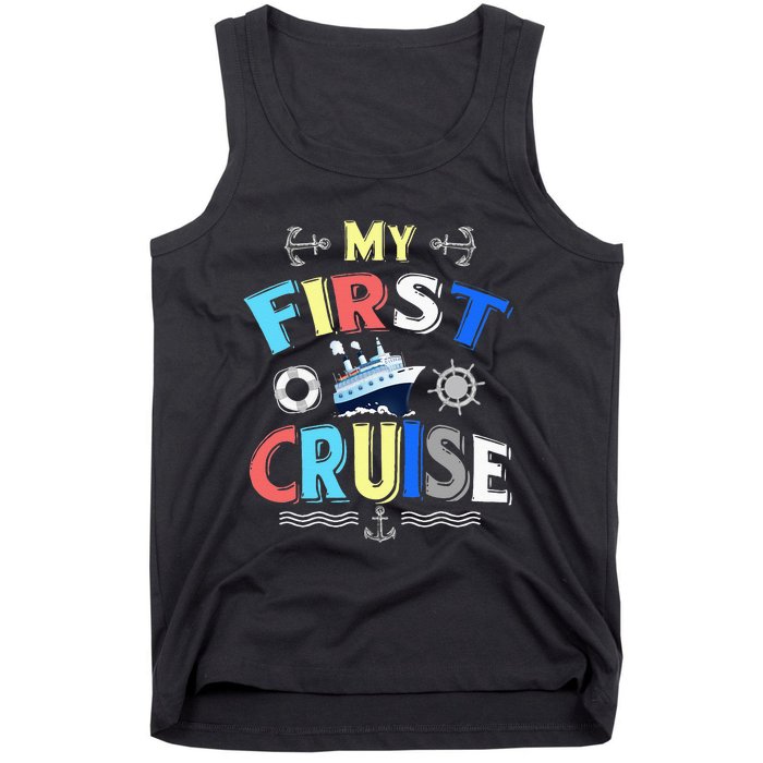 My First Cruise Men Women Rookie Travelers Tank Top