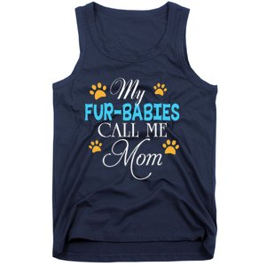 My FurBabies Call Me Mom Dog Cat Lover Mother Father Day Tank Top