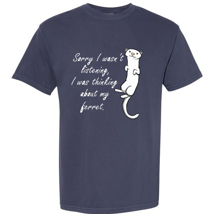 My Ferret Cute Saying Cuddly Rodent Garment-Dyed Heavyweight T-Shirt