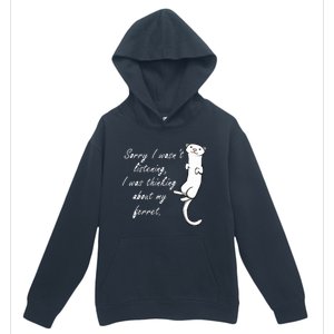 My Ferret Cute Saying Cuddly Rodent Urban Pullover Hoodie