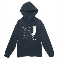 My Ferret Cute Saying Cuddly Rodent Urban Pullover Hoodie