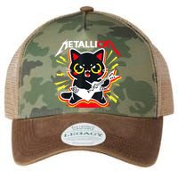 Metallicat Funny Cat Rock 90s Meow For Music Band Of Friend Legacy Tie Dye Trucker Hat