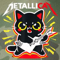 Metallicat Funny Cat Rock 90s Meow For Music Band Of Friend Legacy Tie Dye Trucker Hat