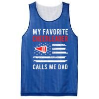 My Favorite Cheerleader Calls Me Dad Cheerleading Cheer Dad Funny Gift Mesh Reversible Basketball Jersey Tank