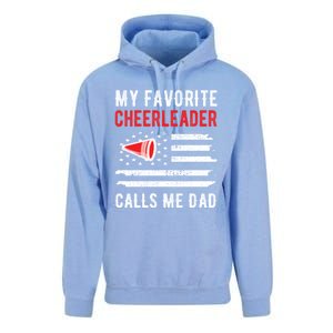 My Favorite Cheerleader Calls Me Dad Cheerleading Cheer Dad Funny Gift Unisex Surf Hoodie