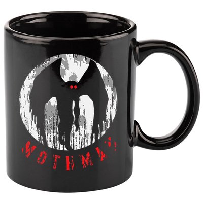 Mothman Folklore Cryptid 11oz C Handle Ceramic Mug
