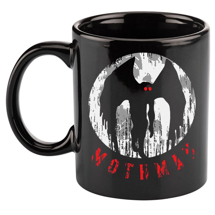 Mothman Folklore Cryptid 11oz C Handle Ceramic Mug