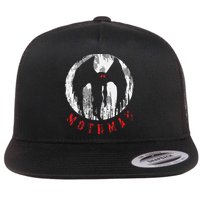 Mothman Folklore Cryptid Flat Bill Trucker Hat