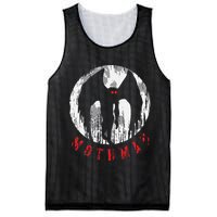 Mothman Folklore Cryptid Mesh Reversible Basketball Jersey Tank