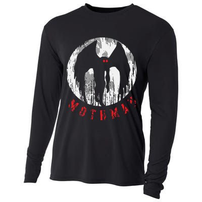 Mothman Folklore Cryptid Cooling Performance Long Sleeve Crew