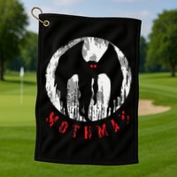 Mothman Folklore Cryptid Golf Towel