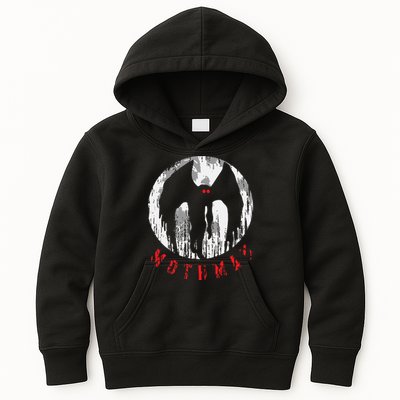 Mothman Folklore Cryptid Kids Hoodie