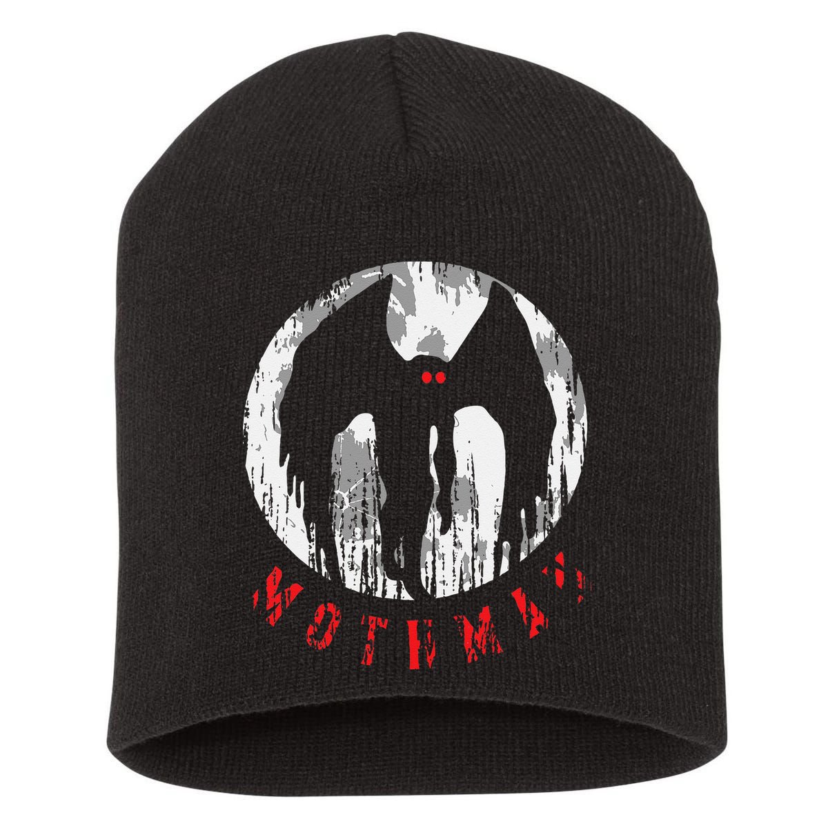 Mothman Folklore Cryptid Short Acrylic Beanie