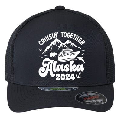 Matching Family Cruisin Together Alaska 2024 Flexfit Unipanel Trucker Cap