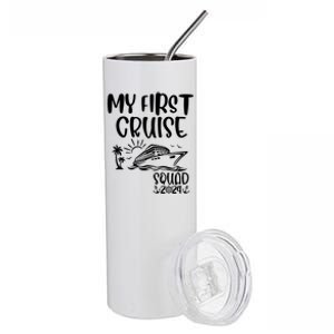 My First Cruise Squad 2024 My First Holiday Family Matching Stainless Steel Tumbler