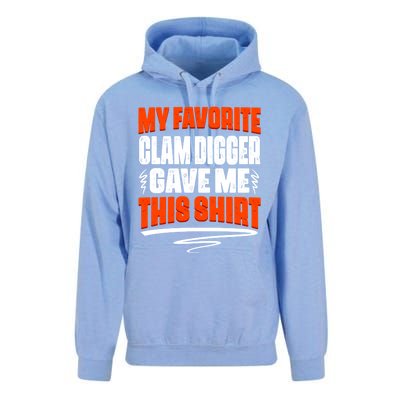 My Favorite Clam Digger Gave Me This Cool Gift Unisex Surf Hoodie