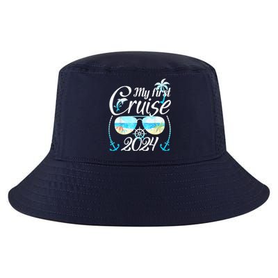 My First Cruise 2024 Tee Family Vacation Cruise Ship Travel Cool Comfort Performance Bucket Hat