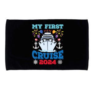 My First Cruise 2024 Family Vacation Cruise Ship Travel Microfiber Hand Towel