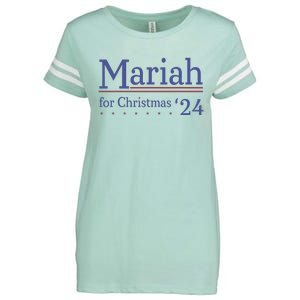 M.A.R.I.A.H For Christmas 24 Funny Christmas Enza Ladies Jersey Football T-Shirt