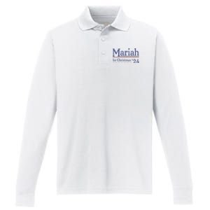 M.A.R.I.A.H For Christmas 24 Funny Christmas Performance Long Sleeve Polo