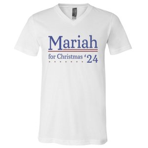 M.A.R.I.A.H For Christmas 24 Funny Christmas V-Neck T-Shirt