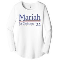 M.A.R.I.A.H For Christmas 24 Funny Christmas Women's Perfect Tri Tunic Long Sleeve Shirt