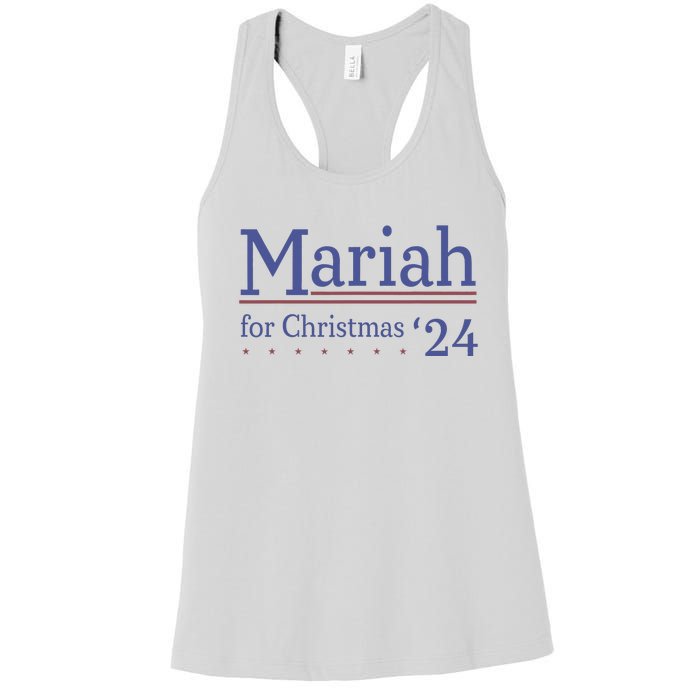 M.A.R.I.A.H For Christmas 24 Funny Christmas Women's Racerback Tank