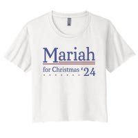 M.A.R.I.A.H For Christmas 24 Funny Christmas Women's Crop Top Tee