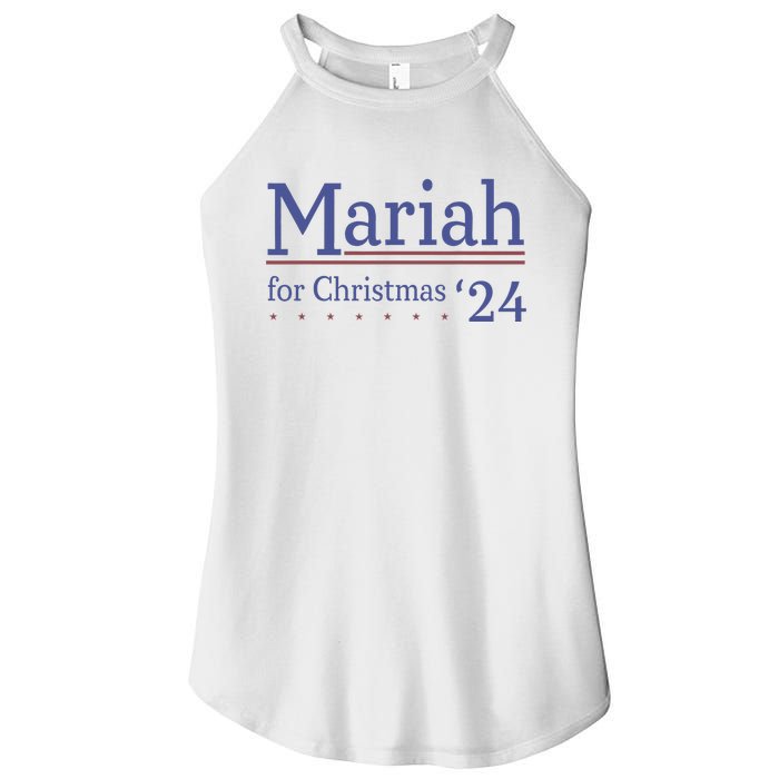 M.A.R.I.A.H For Christmas 24 Funny Christmas Women's Perfect Tri Rocker Tank