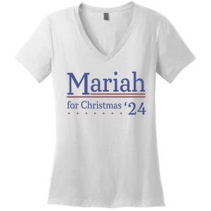 M.A.R.I.A.H For Christmas 24 Funny Christmas Women's V-Neck T-Shirt