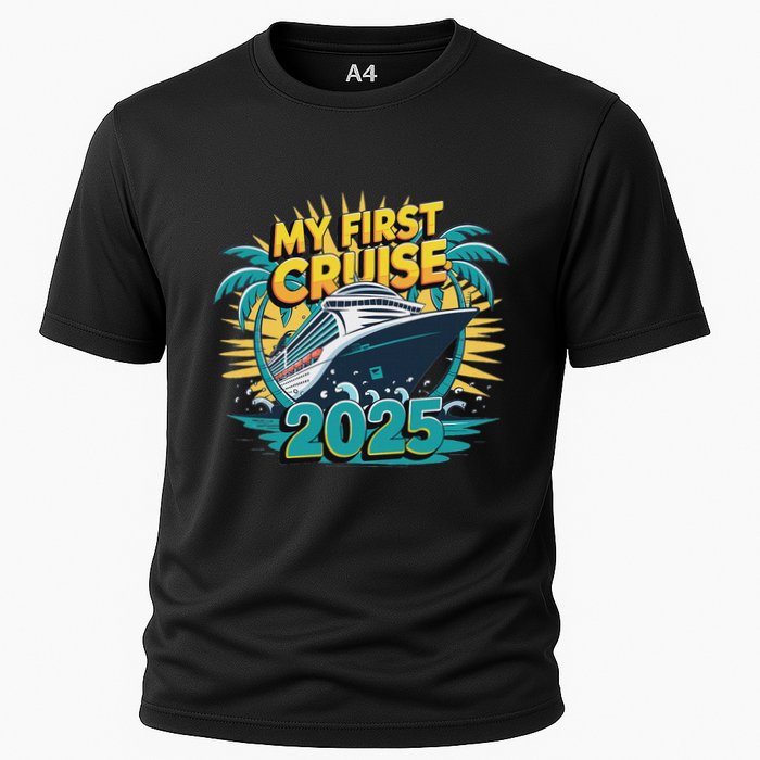 My First Cruise 2025 Vacation For Cruise Lovers Cooling Performance Crew T-Shirt