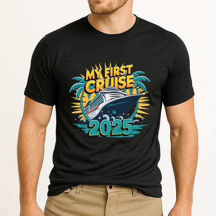 My First Cruise 2025 Vacation For Cruise Lovers Cooling Performance Crew T-Shirt