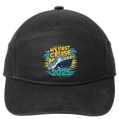 My First Cruise 2025 Vacation For Cruise Lovers 7-Panel Snapback Hat