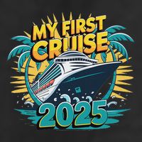 My First Cruise 2025 Vacation For Cruise Lovers Adult Drive Performance Visor