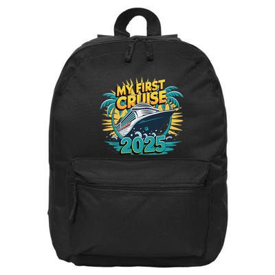 My First Cruise 2025 Vacation For Cruise Lovers 16 in Basic Backpack