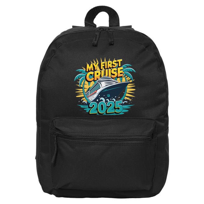 My First Cruise 2025 Vacation For Cruise Lovers 16 in Basic Backpack