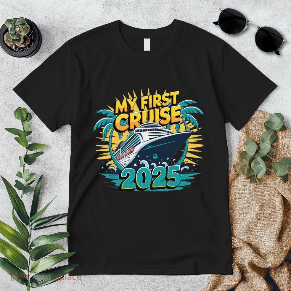 My First Cruise 2025 Vacation For Cruise Lovers Premium T-Shirt