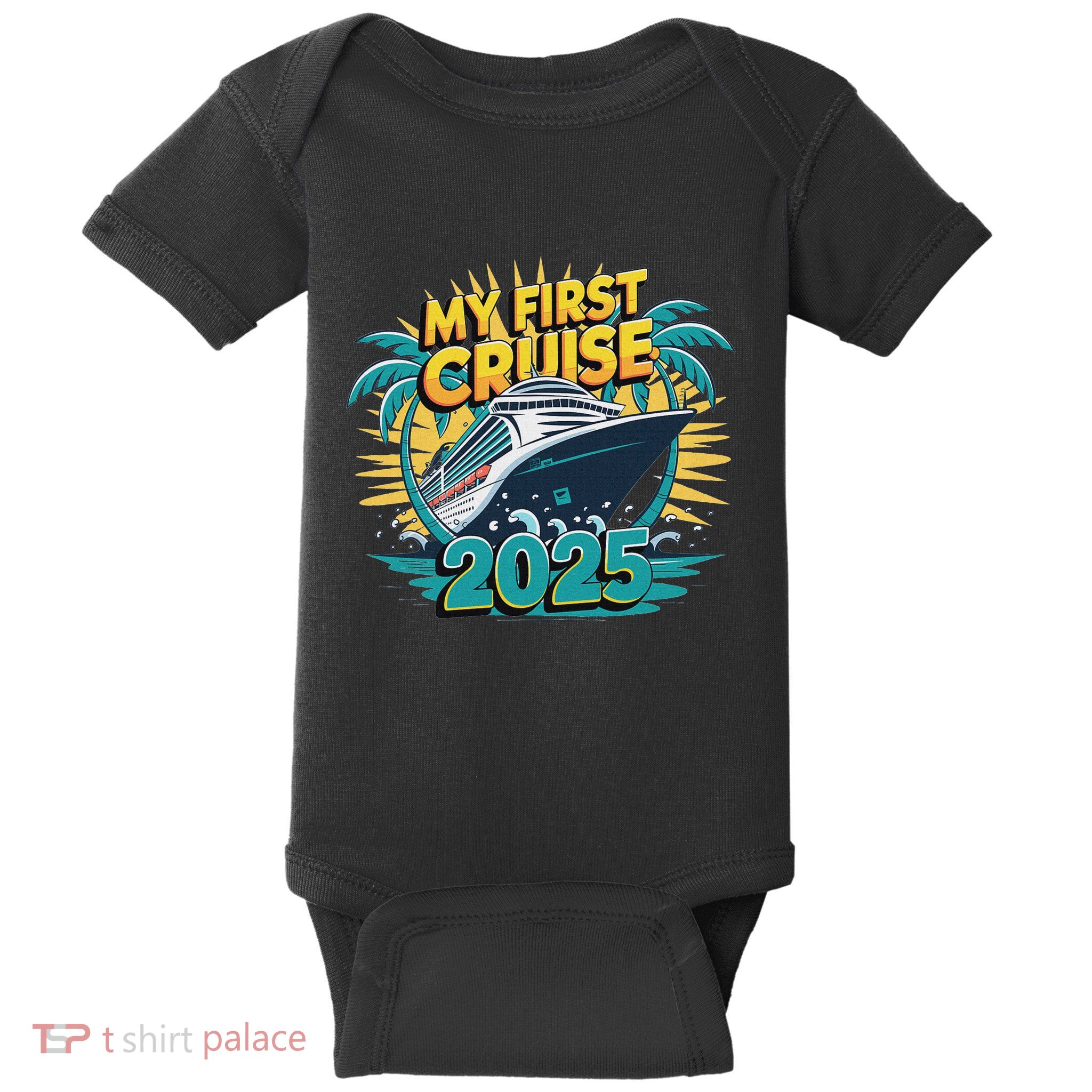 My First Cruise 2025 Vacation For Cruise Lovers Baby Bodysuit