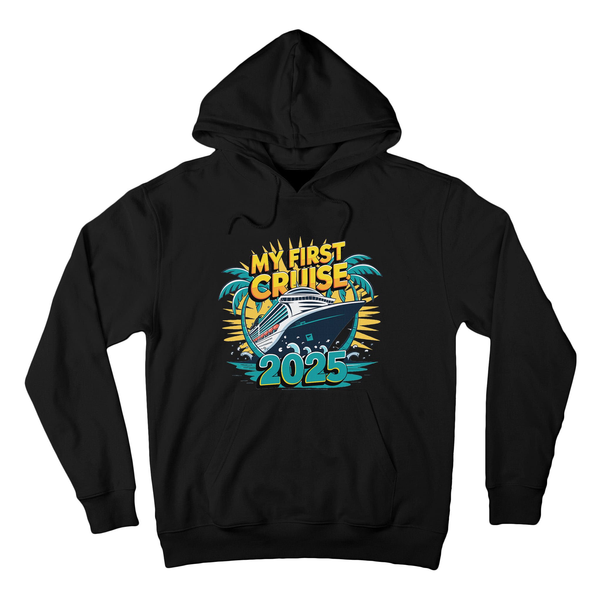 My First Cruise 2025 Vacation For Cruise Lovers Tall Hoodie