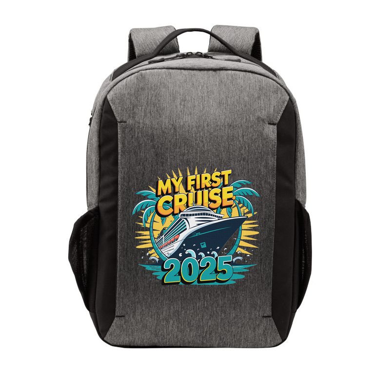 My First Cruise 2025 Vacation For Cruise Lovers Vector Backpack