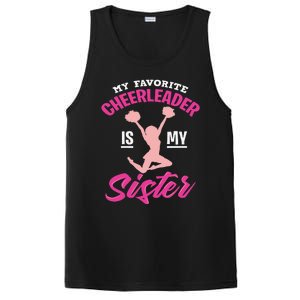 My Favorite Cheerleader Is My Sister Cute Family Honor PosiCharge Competitor Tank