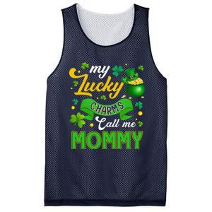 My Funny Call Me Mommy Happy St Patricks Day Love Mesh Reversible Basketball Jersey Tank