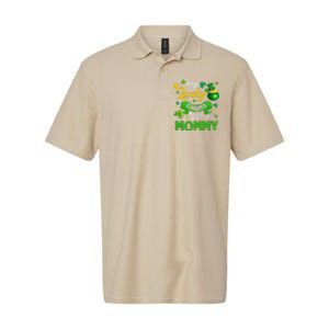 My Funny Call Me Mommy Happy St Patricks Day Love Softstyle Adult Sport Polo