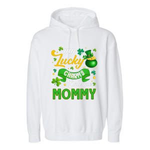 My Funny Call Me Mommy Happy St Patricks Day Love Garment-Dyed Fleece Hoodie