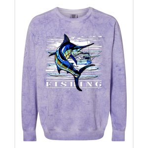 Marlin Fishing Club Colorblast Crewneck Sweatshirt