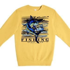 Marlin Fishing Club Premium Crewneck Sweatshirt