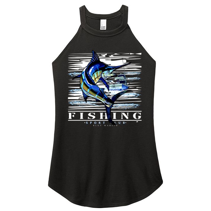 Marlin Fishing Club Women's Perfect Tri Rocker Tank