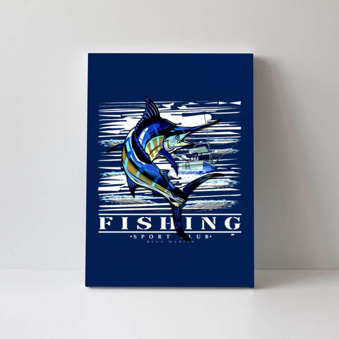 Marlin Fishing Club Canvas